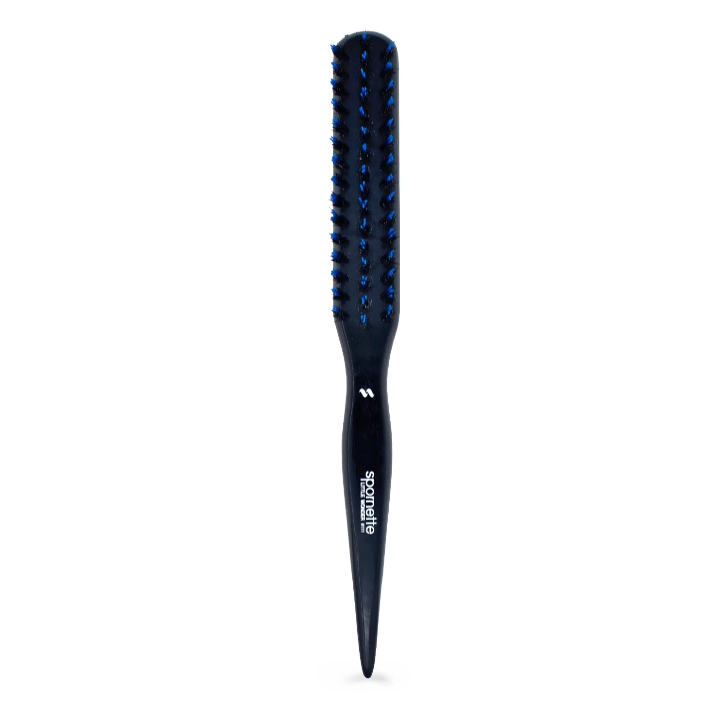 Small teasing brush for bang braid volume