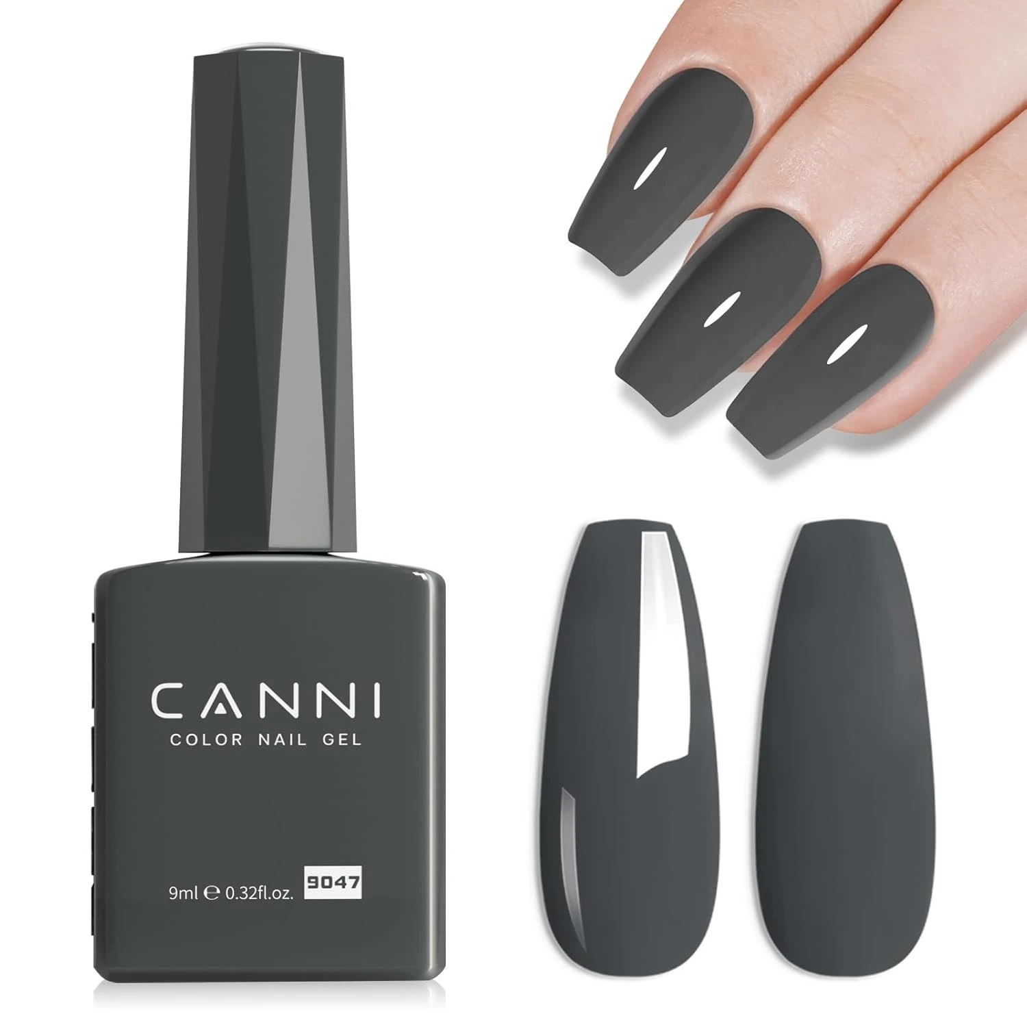 Smoke gray jelly polish for tinted jelly nails