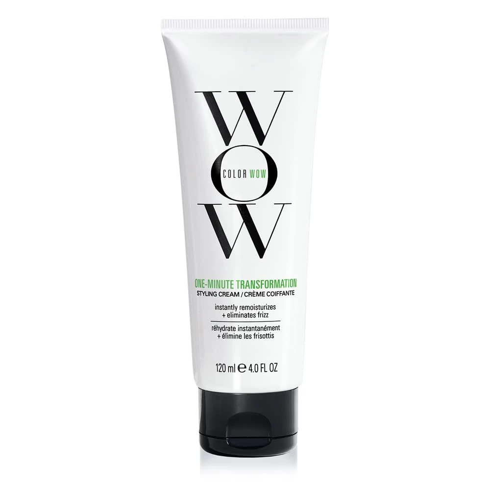 Smoothing anti frizz cream for blonde layers