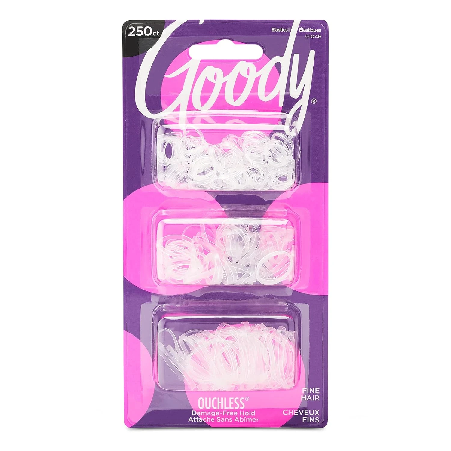 Snag free mini elastics for a half up braid crown