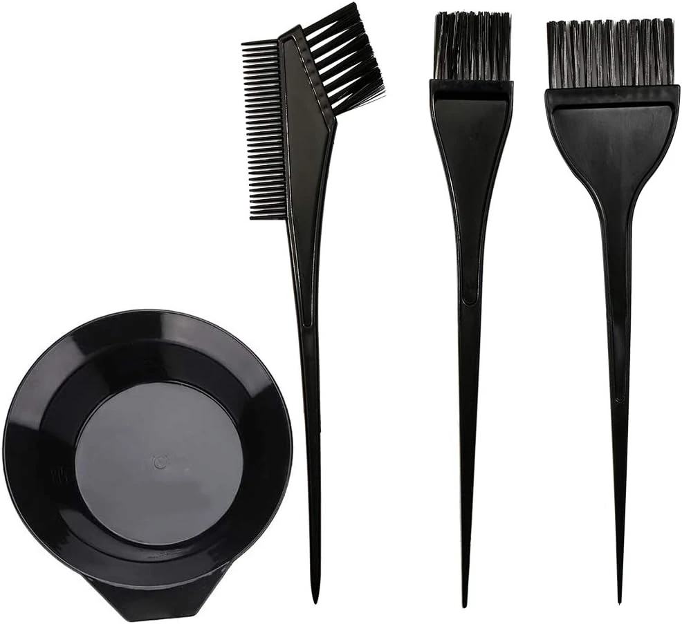 Temporary color applicator brush for pastel rinse