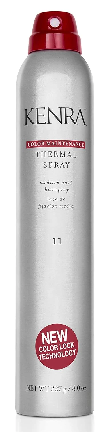Thermal color protectant for auburn tinted hair