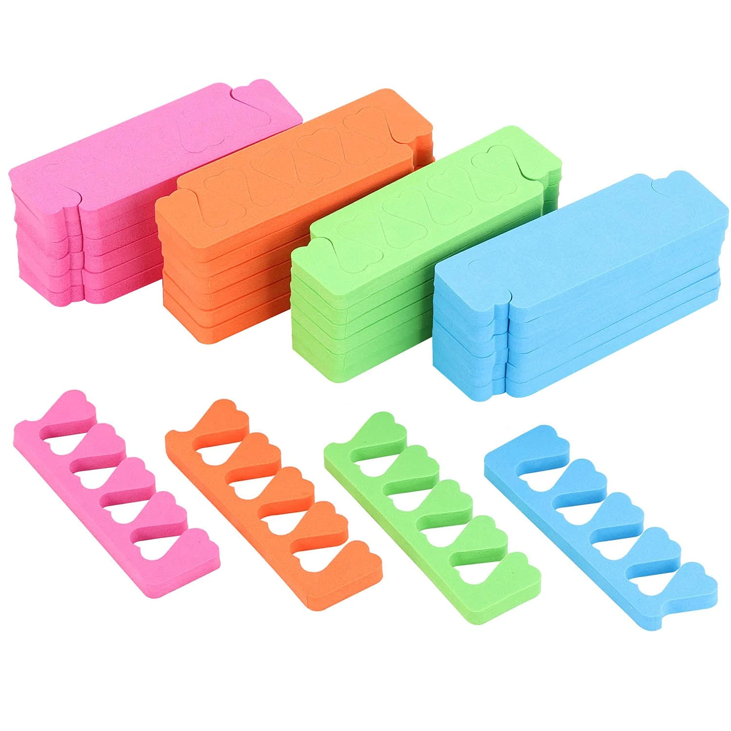 Toe separator pedicure set for pedicure prep