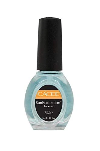UV blocking top coat for hot pink nails color