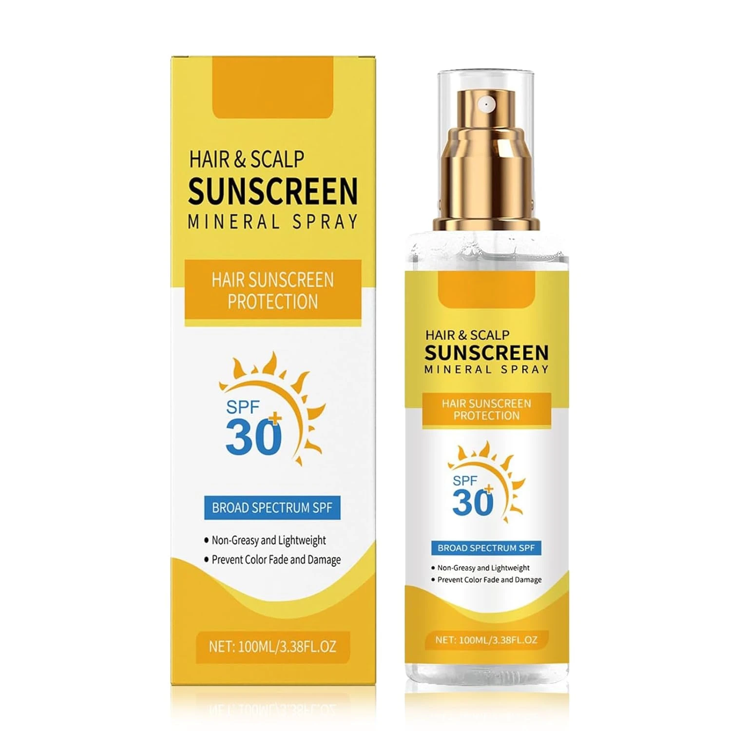 UV protection hair spray for strawberry blonde color