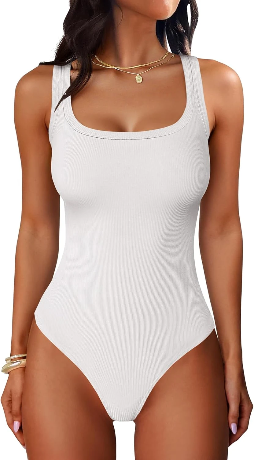 White bodysuit under red shirt outfit