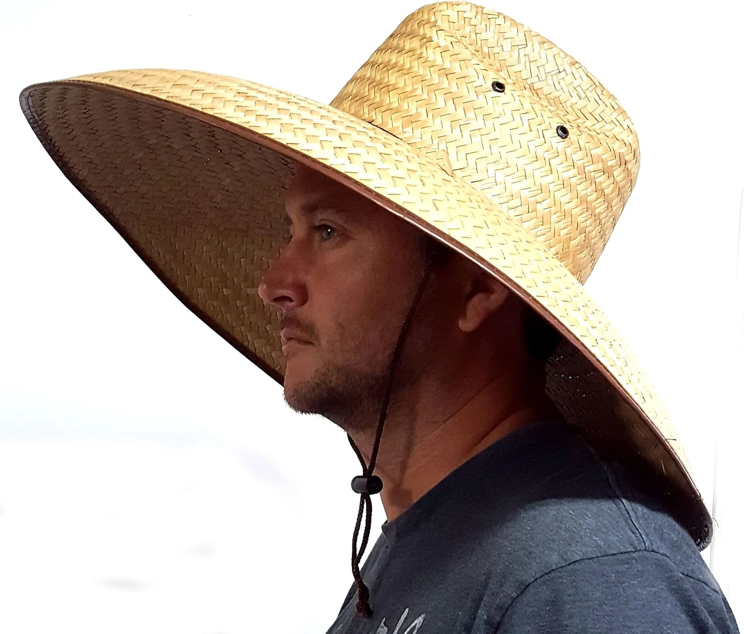Wide brim straw hat for beach maxi outfit