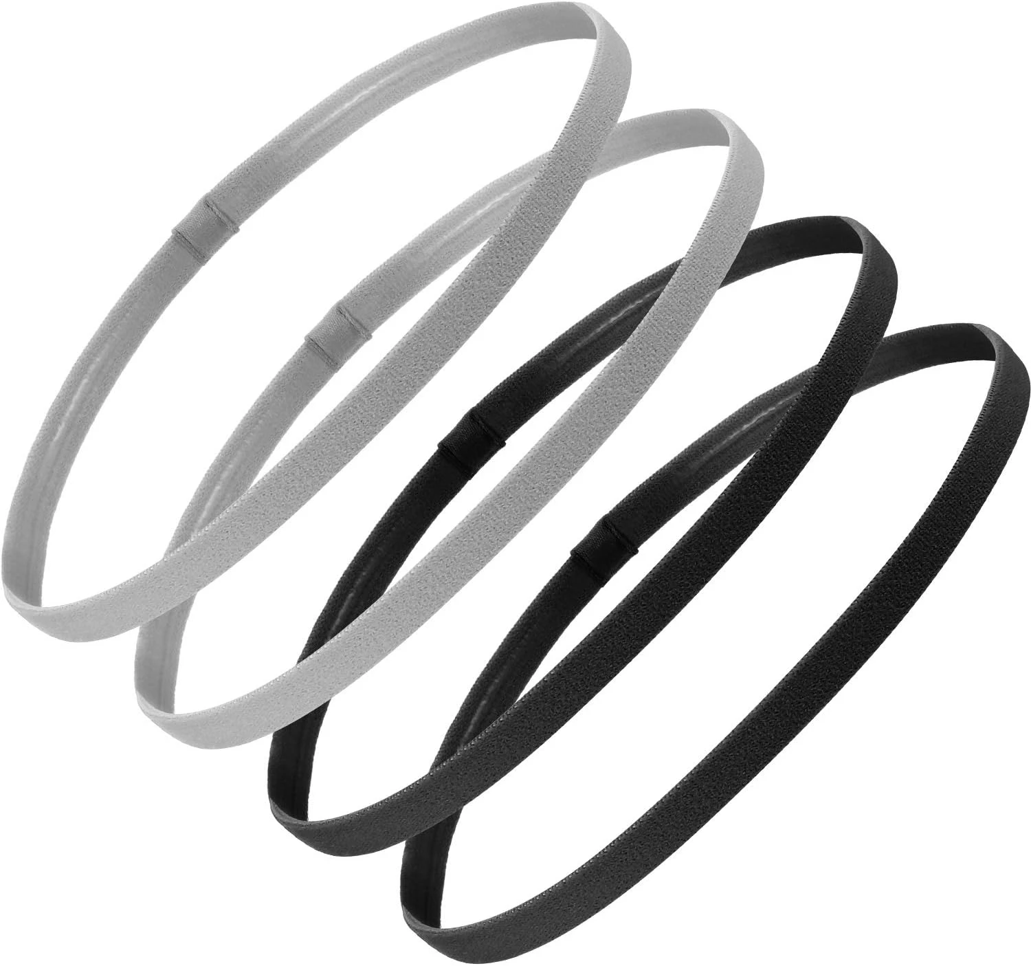 wide elastic sport headband for a runner ponytail hairstyle