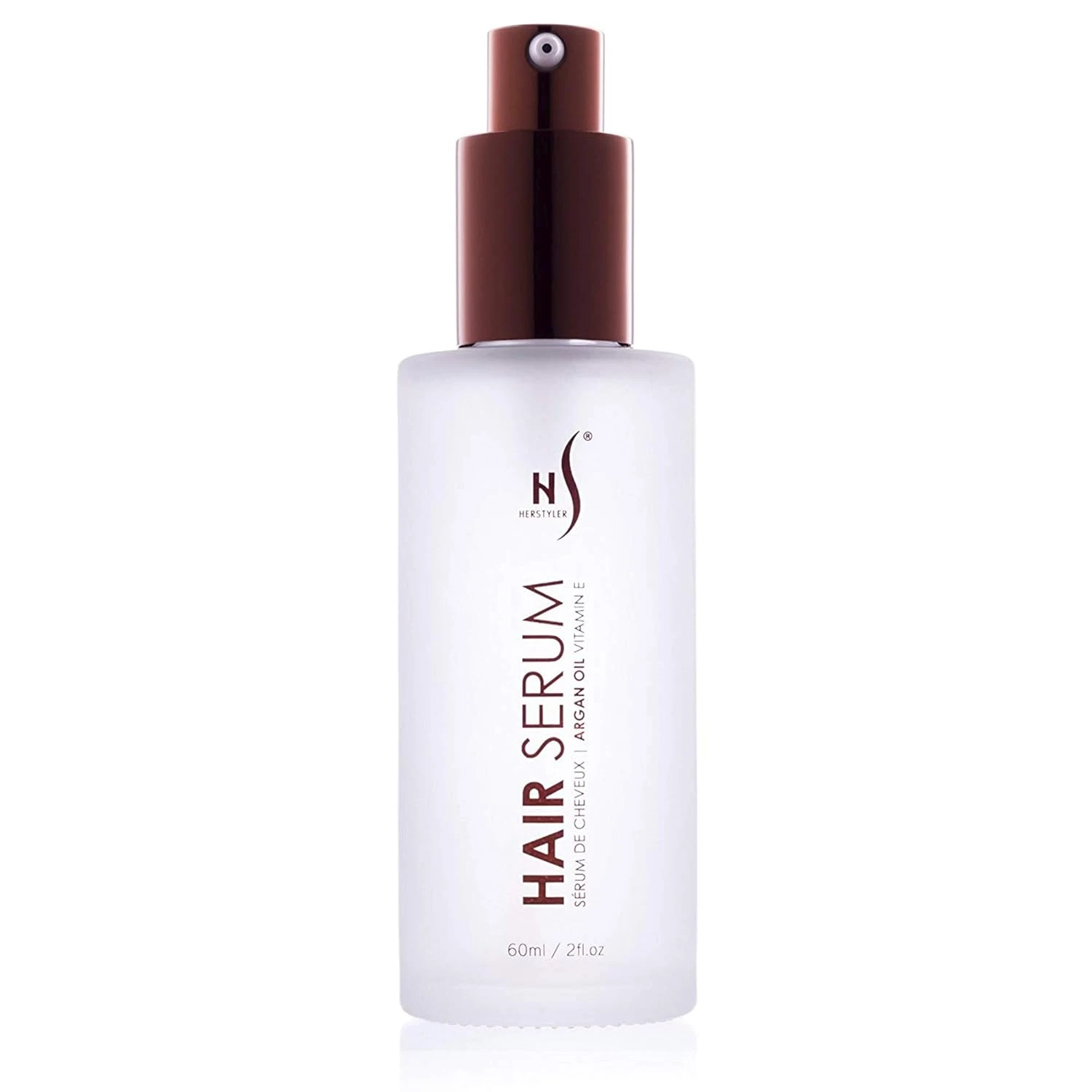 Women argan oil hair serum for glossy toffee hair