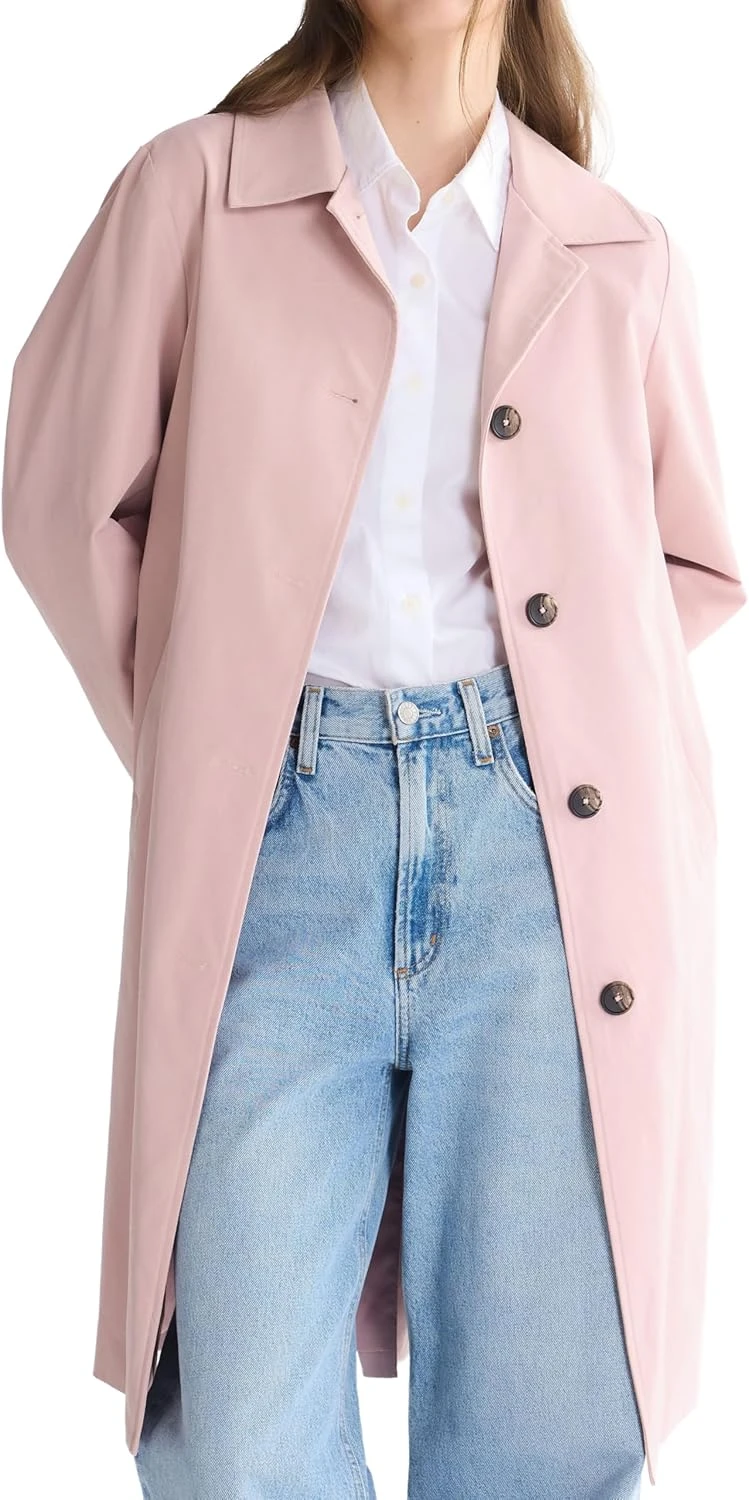 Baby Pink Trench Coat