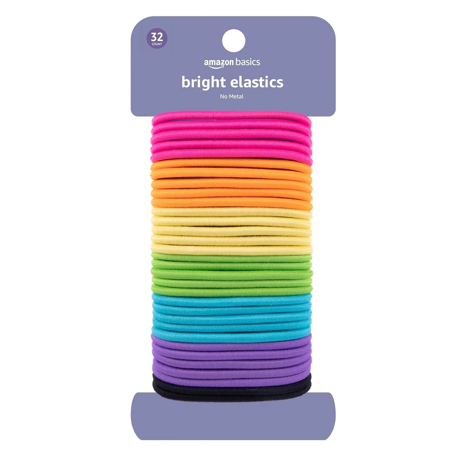 Women basic hair elastics pack for beginner bun