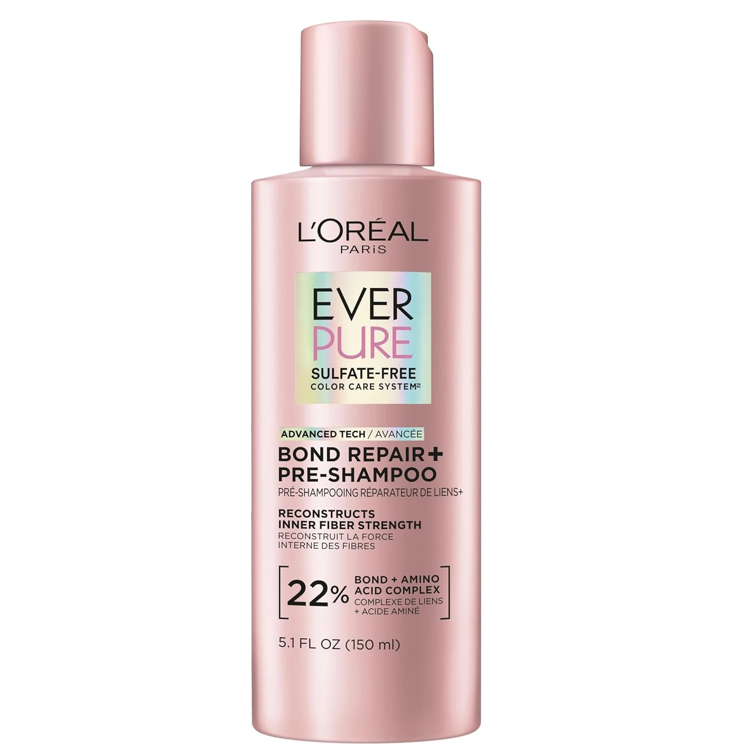 Women bond repair treatment for platinum blonde hair