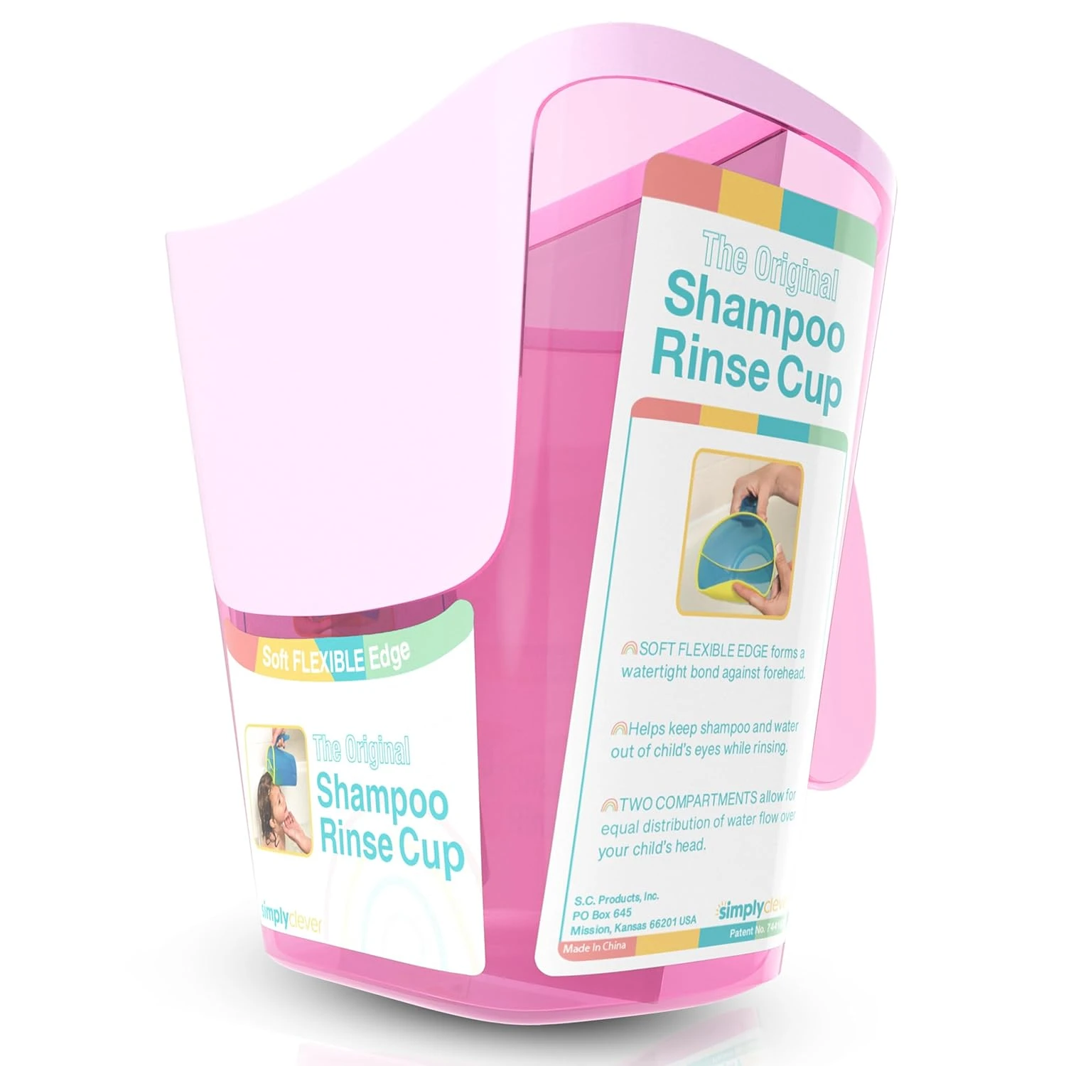 Women cool water rinse cup for burgundy hair color
