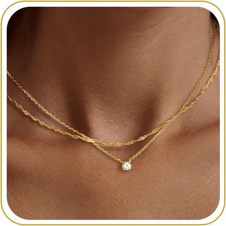 White Summer Dresses Worth Buying: 16 Styles for the LWD Era of 2026 4 Women delicate gold necklace for white mini dress