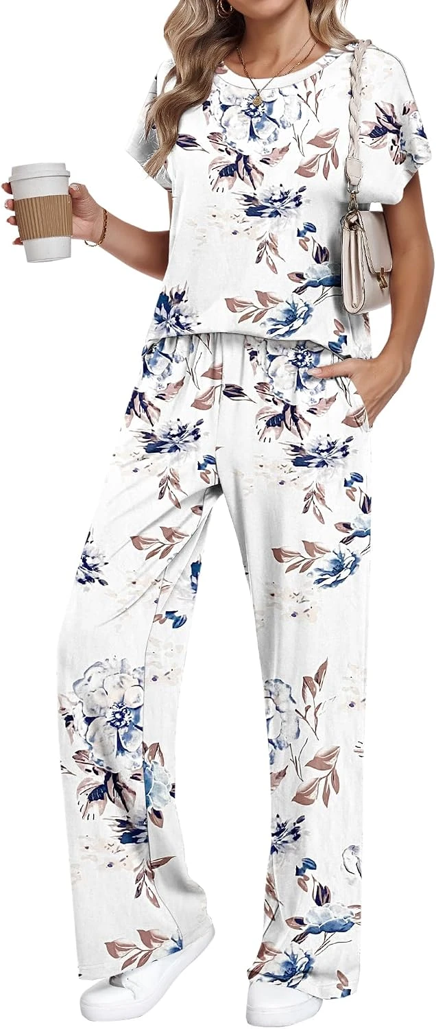 Women floral print matching set for statement outfit