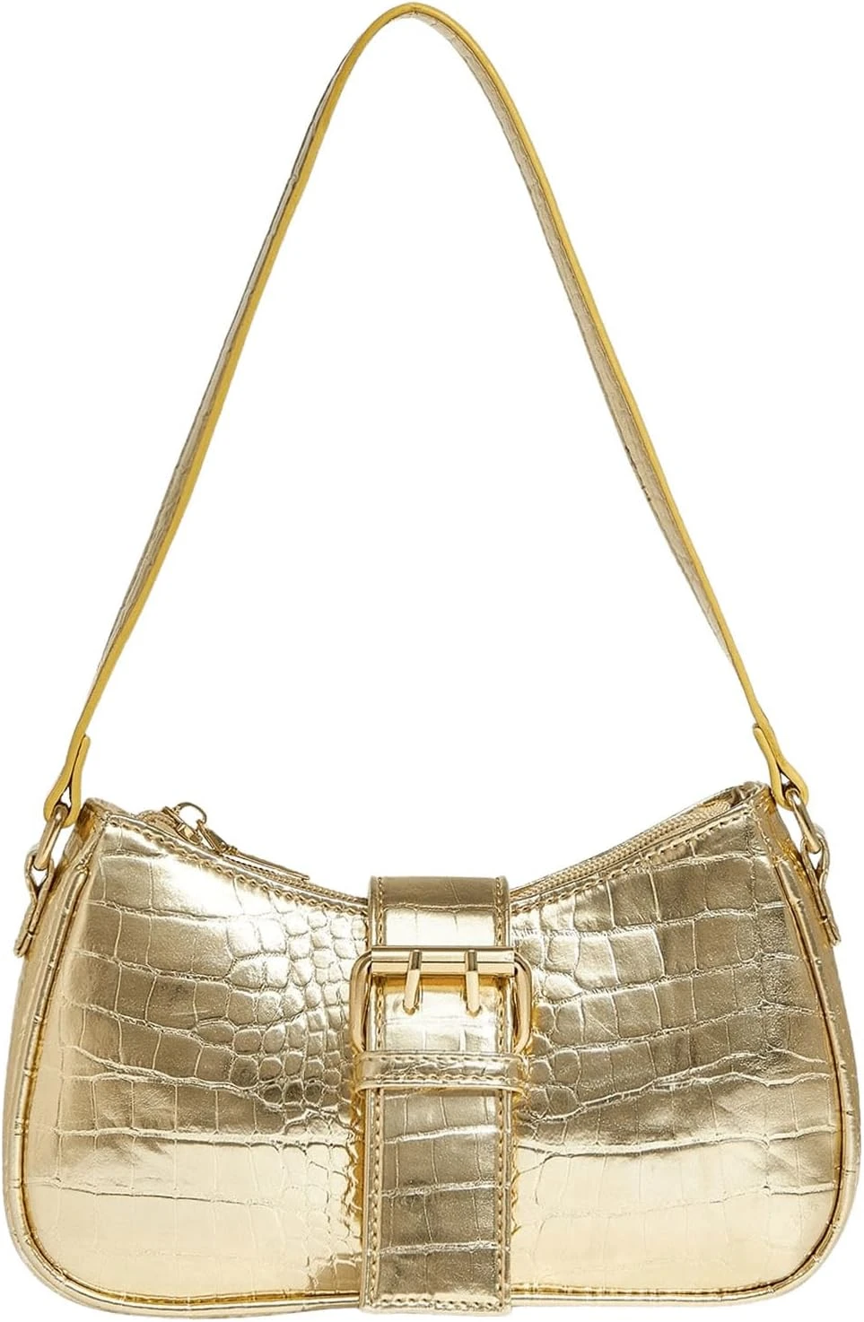 Gold Structured Handbag