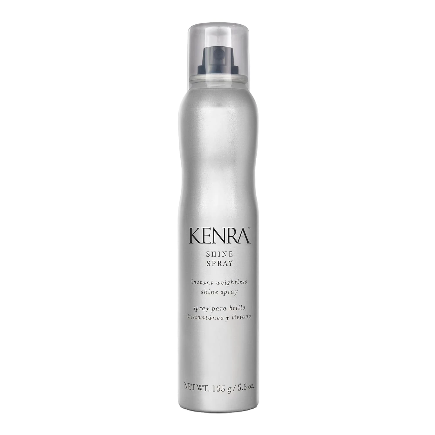 Women high shine finishing spray for fashion bun