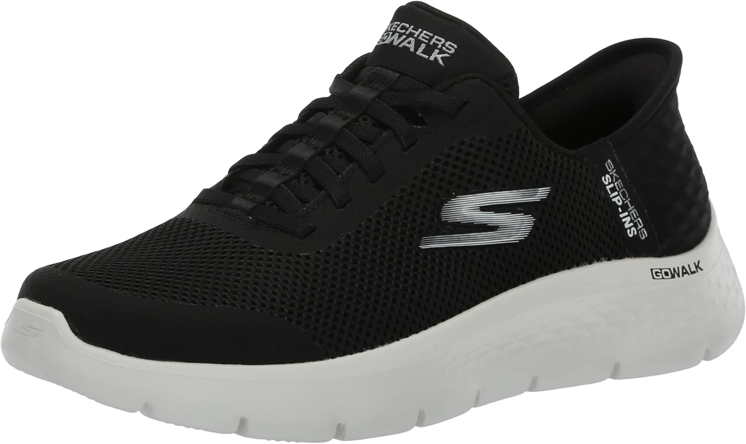 Women memory foam sneakers for fast airport security lines