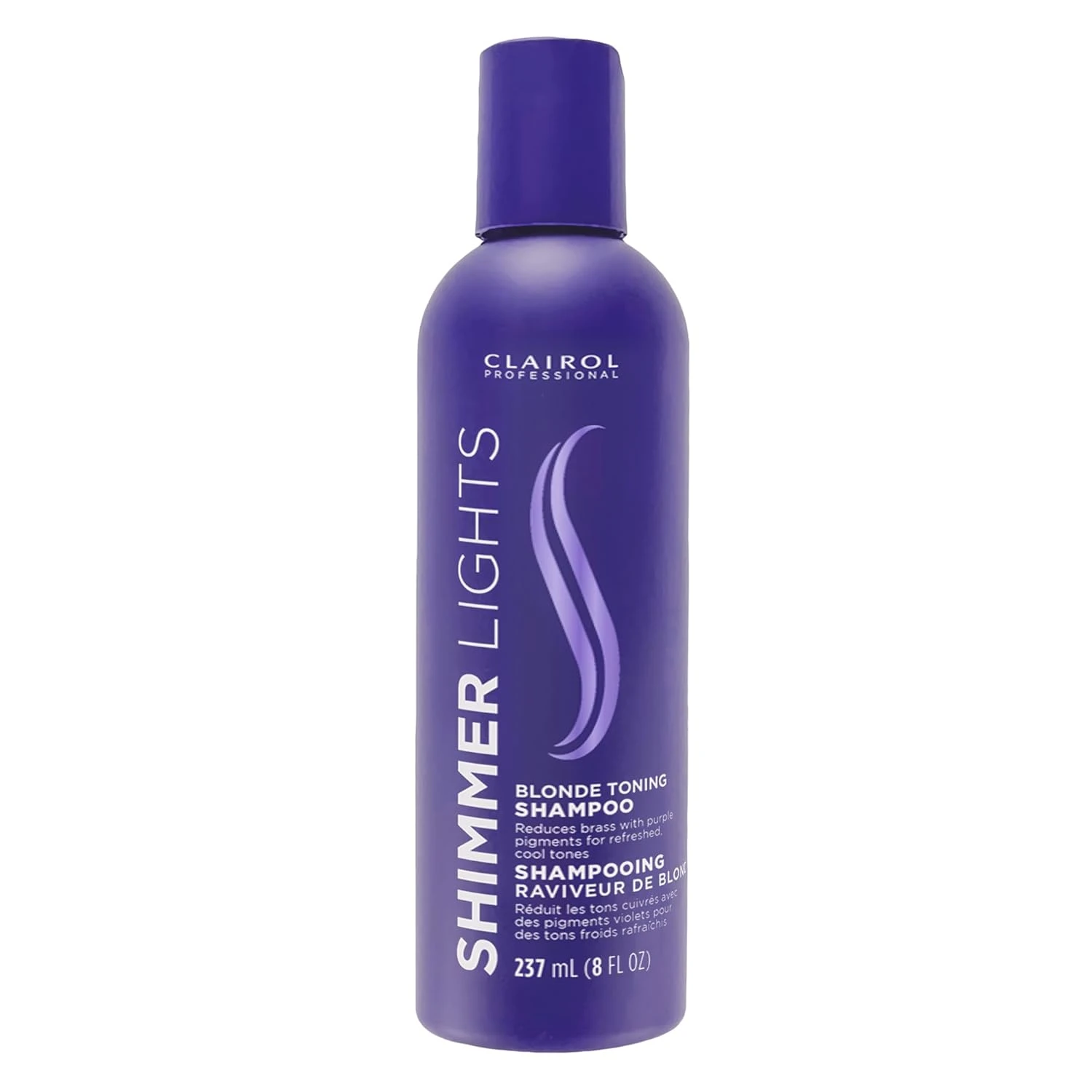 Women purple toning shampoo for platinum blonde hair