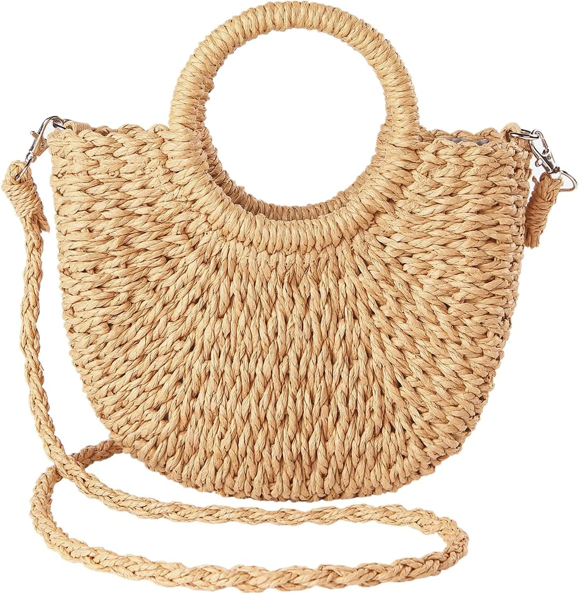 White Summer Dresses Worth Buying: 16 Styles for the LWD Era of 2026 52 Women raffia mini bag for cute white mini dress