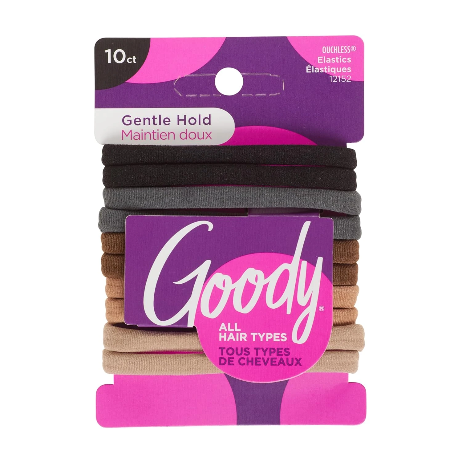 Women snag free hair elastics for everyday bun
