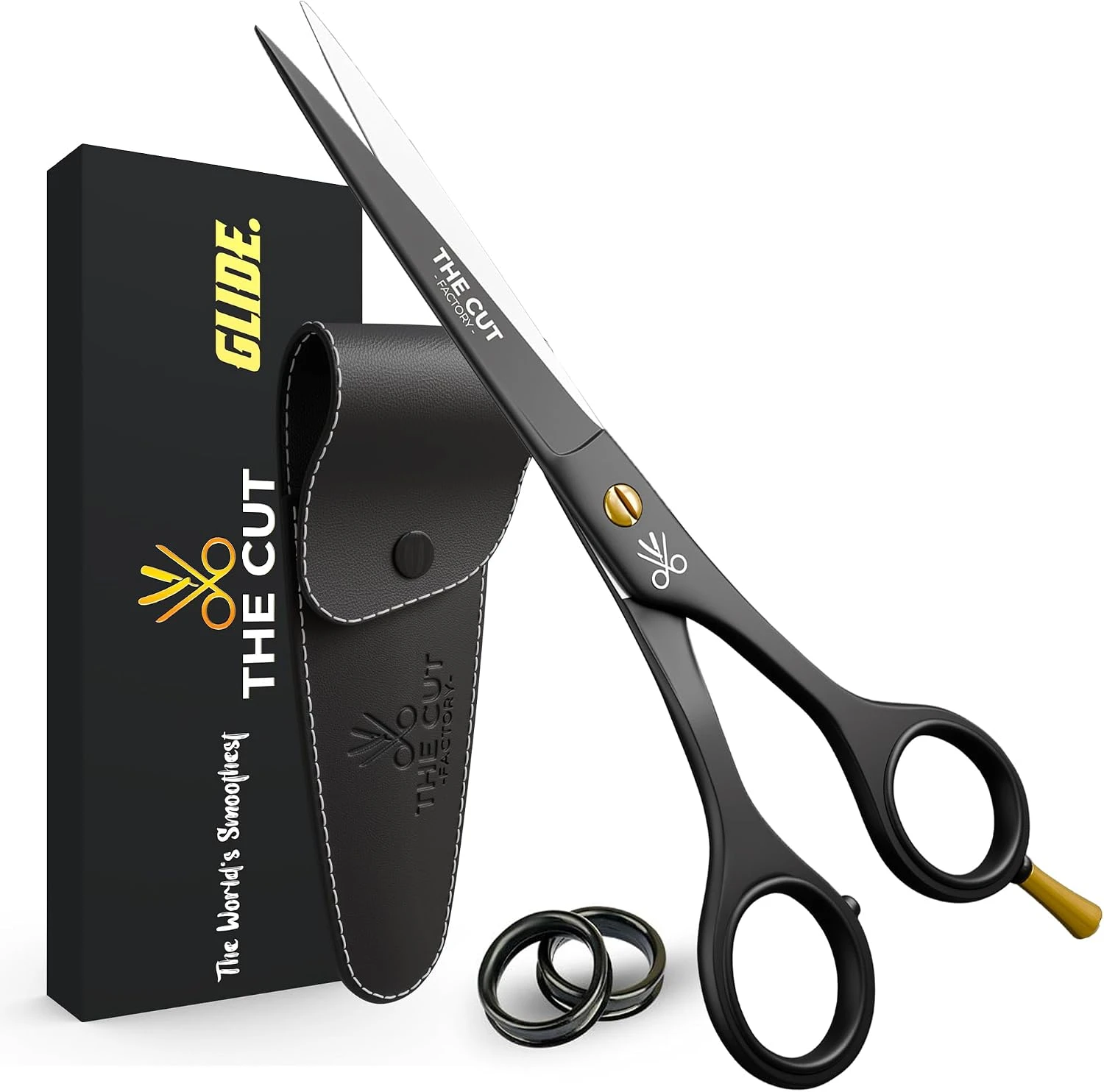 Women split end trimming scissors for dip dye hair ends
