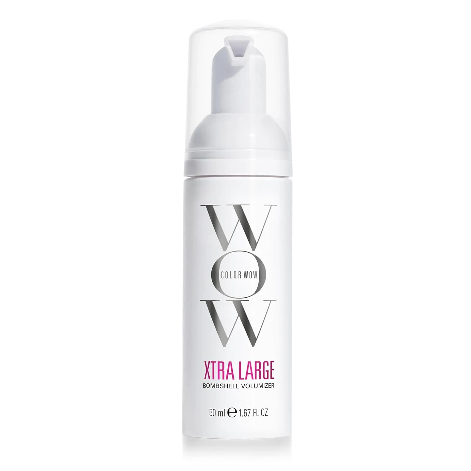 Women volumizing root mousse for half up bun