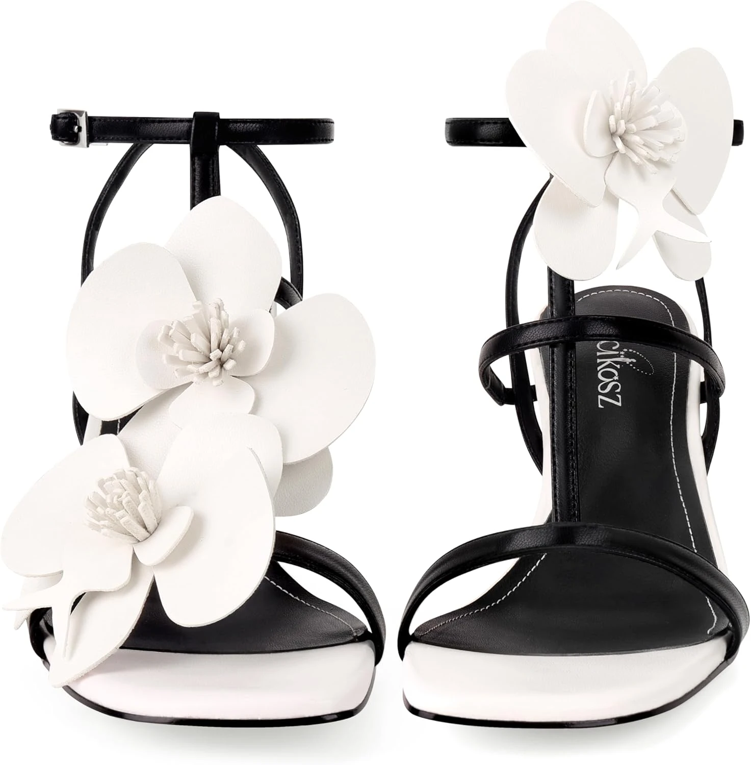 Women's strappy heeled sandals for a pop concert look