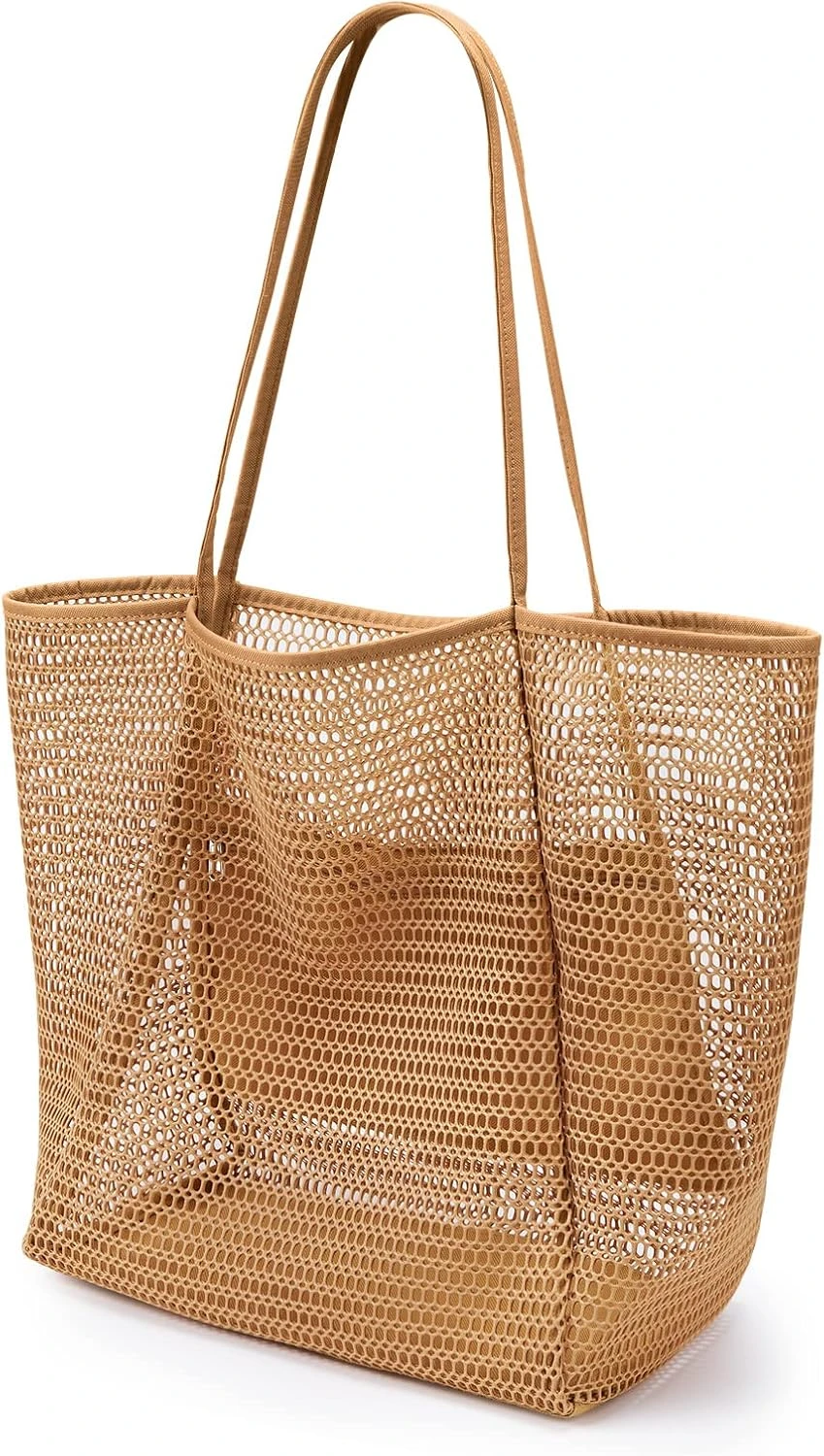 Woven market tote for boho maxi outfit