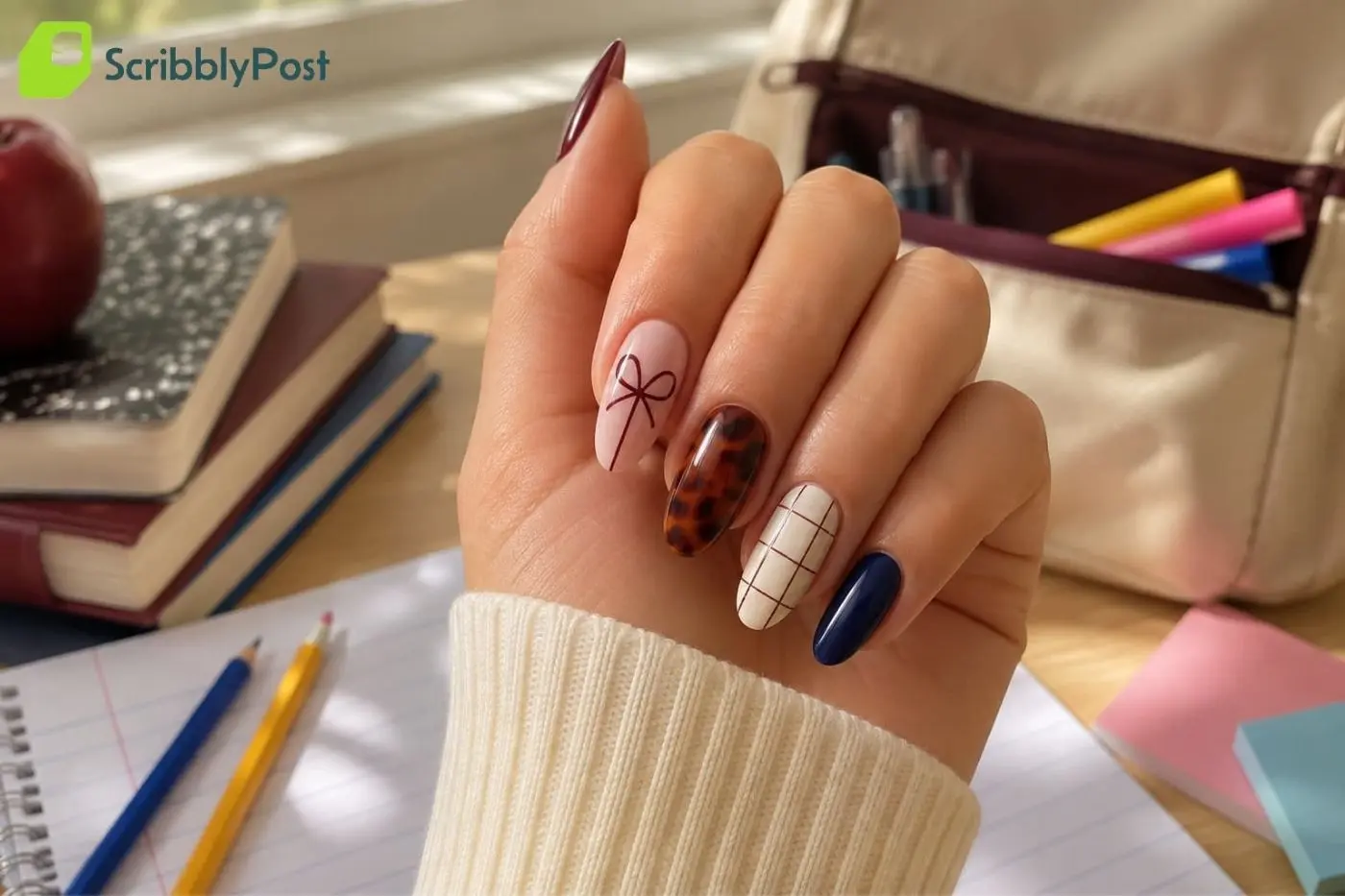 Home 1 Back to School Nail Designs