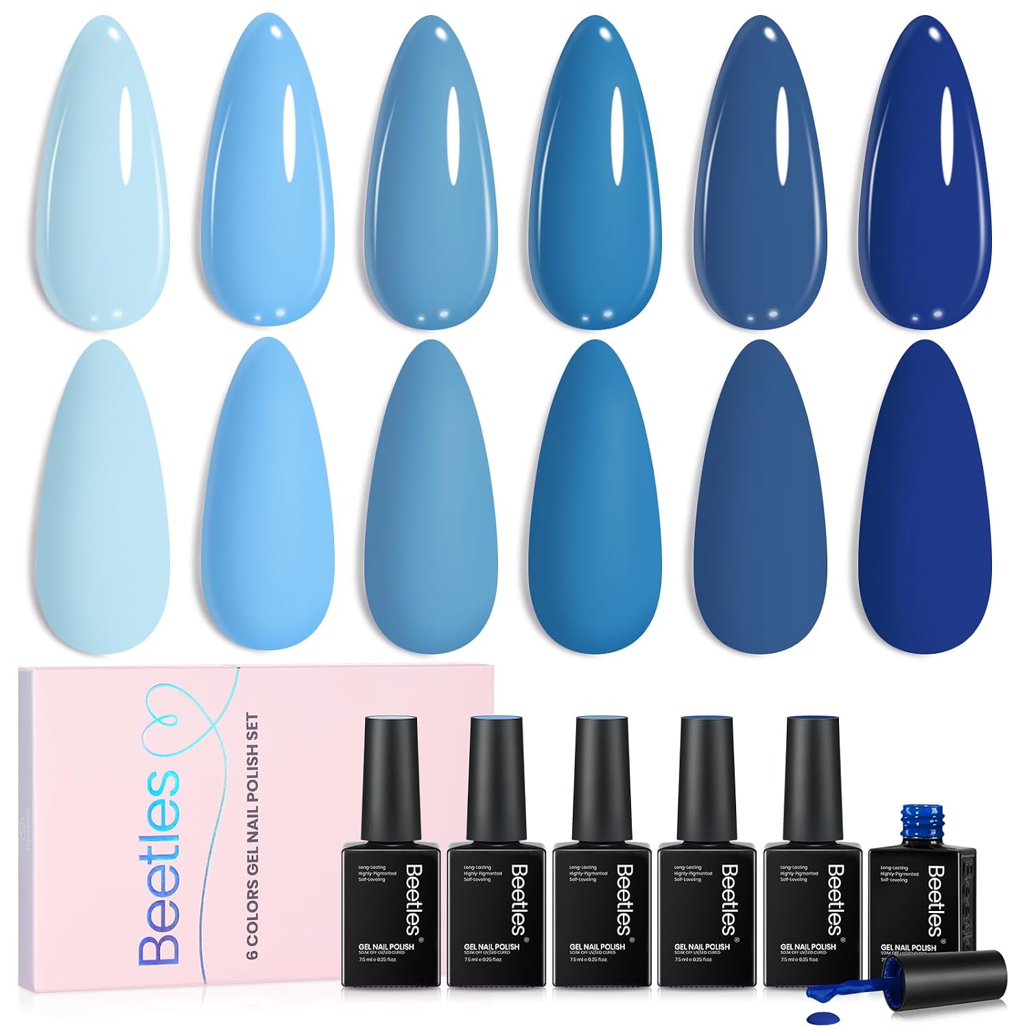 Blue Gel Polish Set