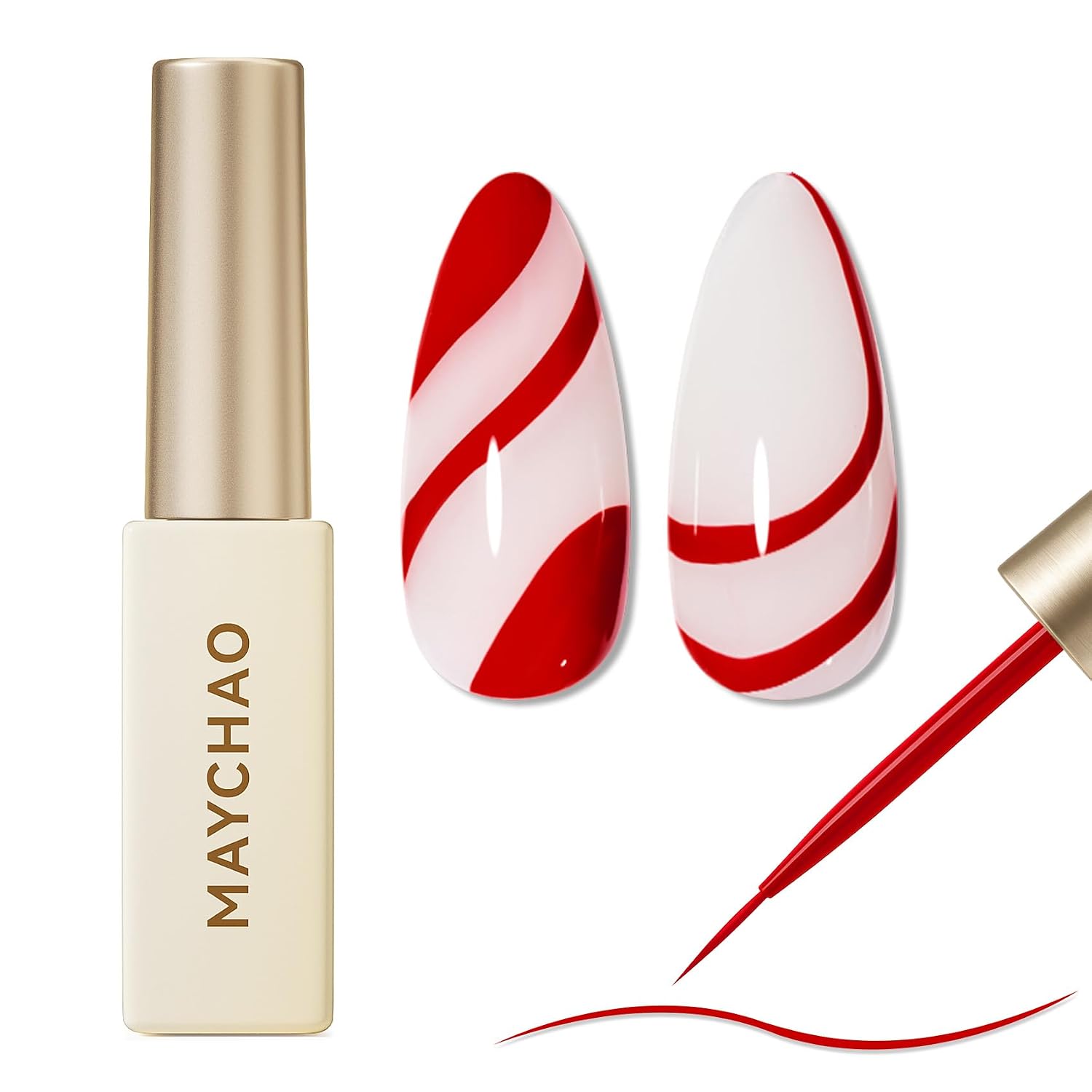 Cherry Nails Decoded: The Three Trends Hiding in One Name for 2026 50 Women cherry red tip liner gel for french nails