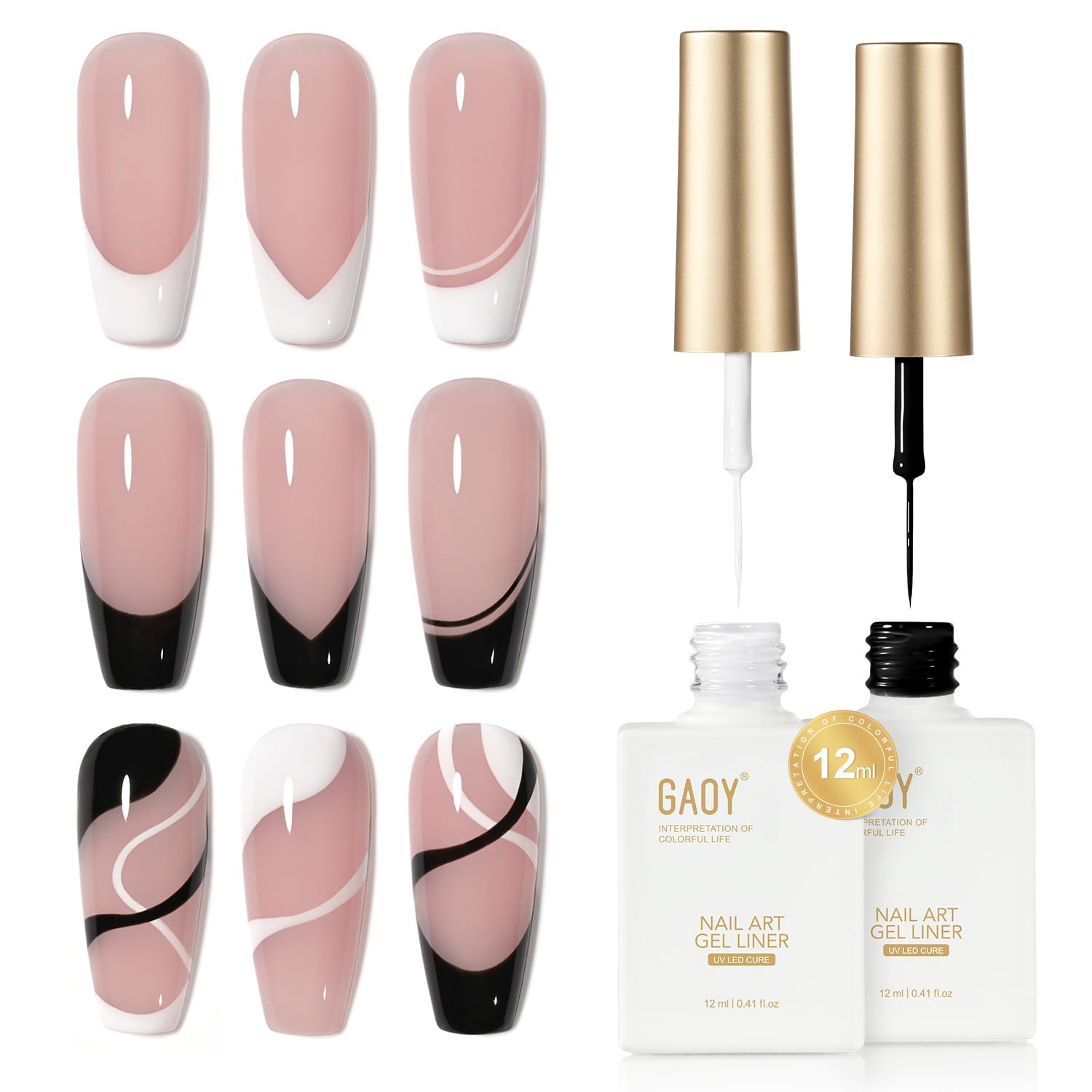 Butterfly Nails Explained: The Technique Plus 15 Designs for 2026 60 Gel Nail Polish Art Liner Set