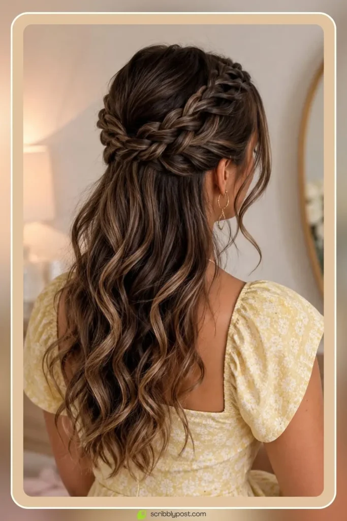 Mermaid Braids Explained: The Rib Cage Technique Plus 14 Styles for 2026 5 Mermaid braids hairstyle in half up half down style