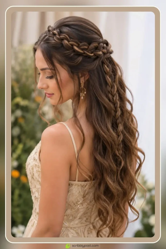 Mermaid Braids Explained: The Rib Cage Technique Plus 14 Styles for 2026 17 Mermaid crown braid wrapping around the head like a headband