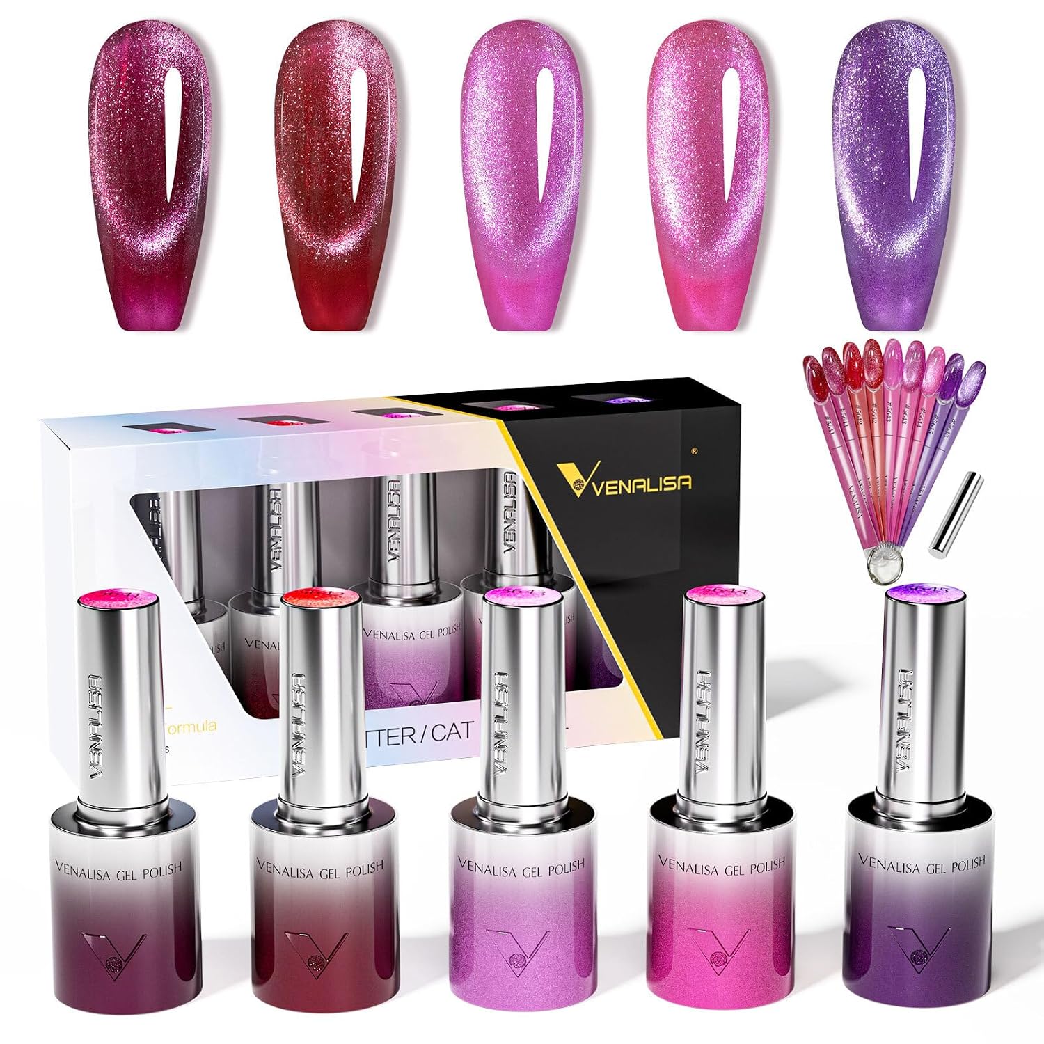 Butterfly Nails Explained: The Technique Plus 15 Designs for 2026 10 Women rose cat eye magnetic gel polish for butterfly wings