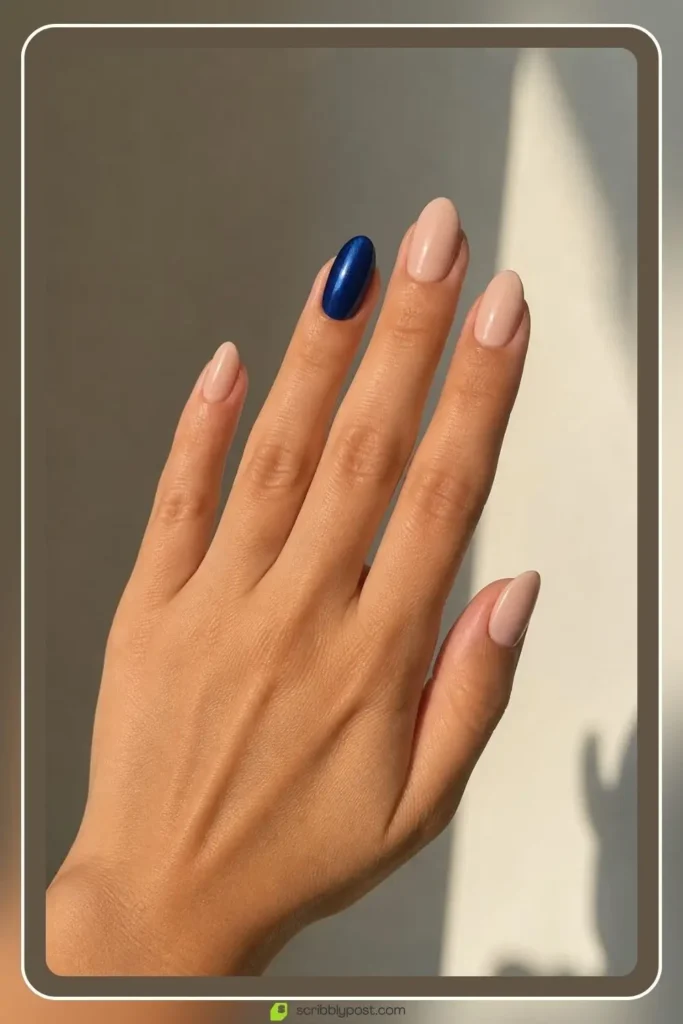September Nails: The Only Month Where the Birthstone and the Trend Are the Same Color 15 Sapphire Blue — Three Ways 2