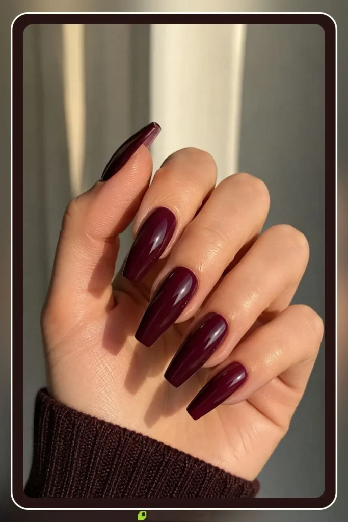 September Nails: The Only Month Where the Birthstone and the Trend Are the Same Color 65 September acrylic nails in sculpted jewel toned extension