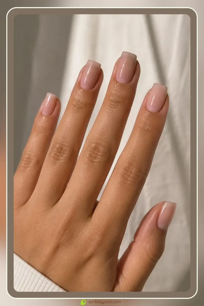 Engagement Nails for Every Ring Selfie: 16 Sets Worth the Wait in 2026 21 Soft square engagement nails in structured photo ready shape