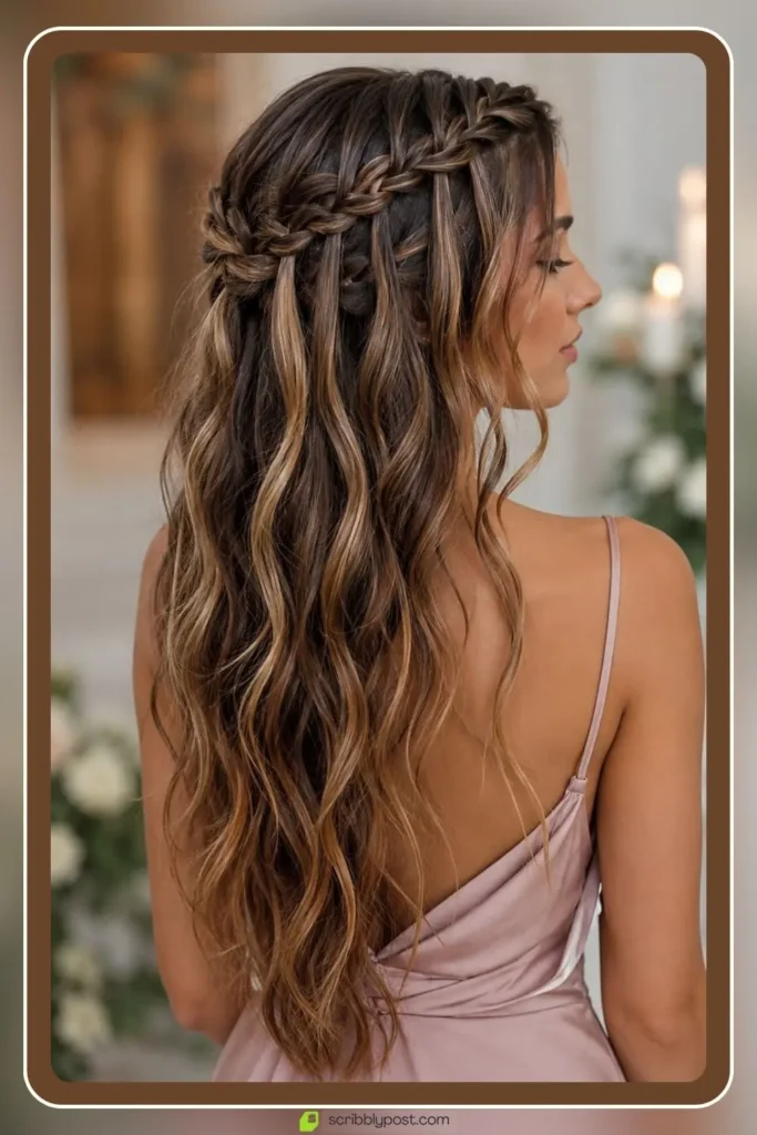 Mermaid Braids Explained: The Rib Cage Technique Plus 14 Styles for 2026 13 Waterfall mermaid braid fusion with dropped cascading strands