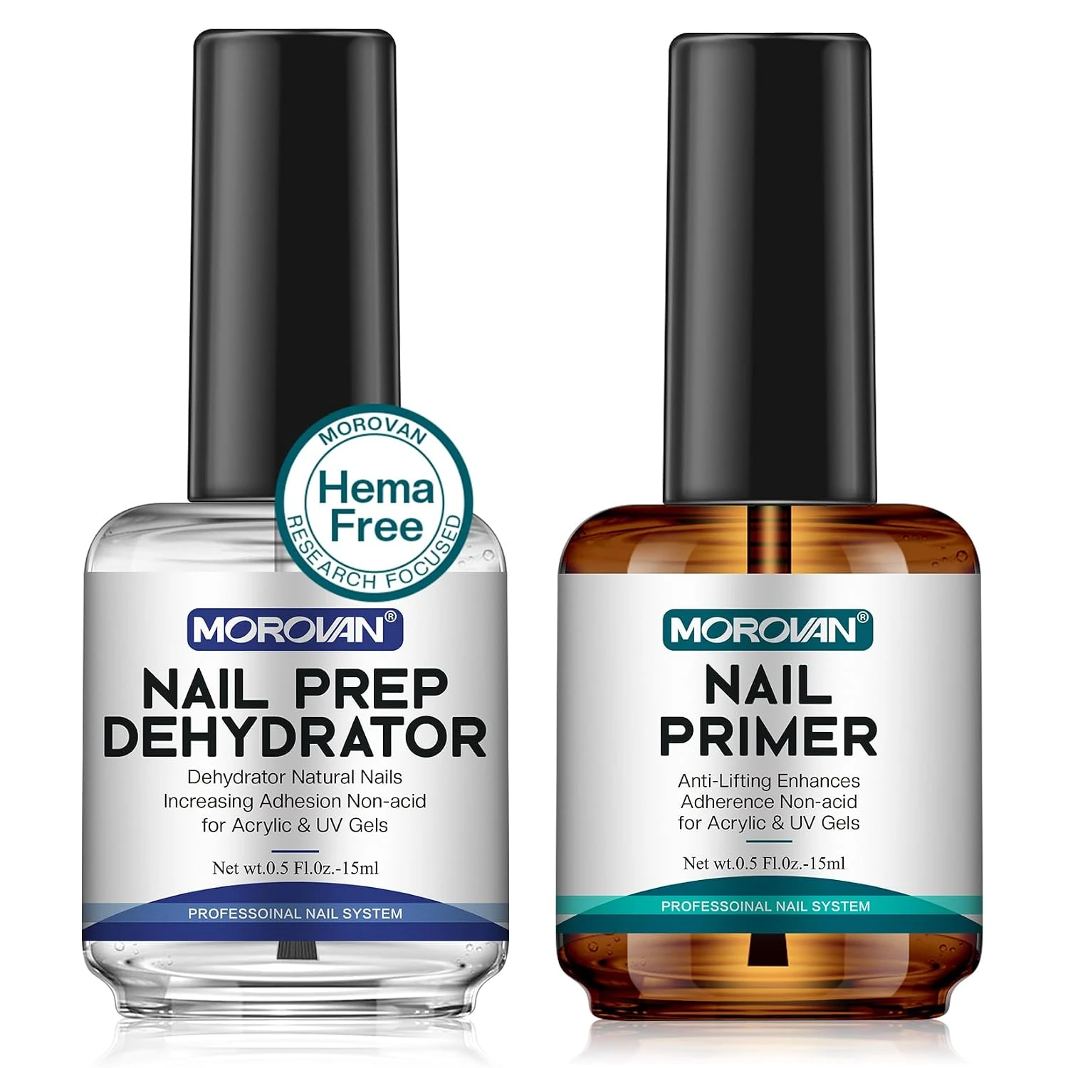 Nail primer and dehydrator set for back to school gel nails
