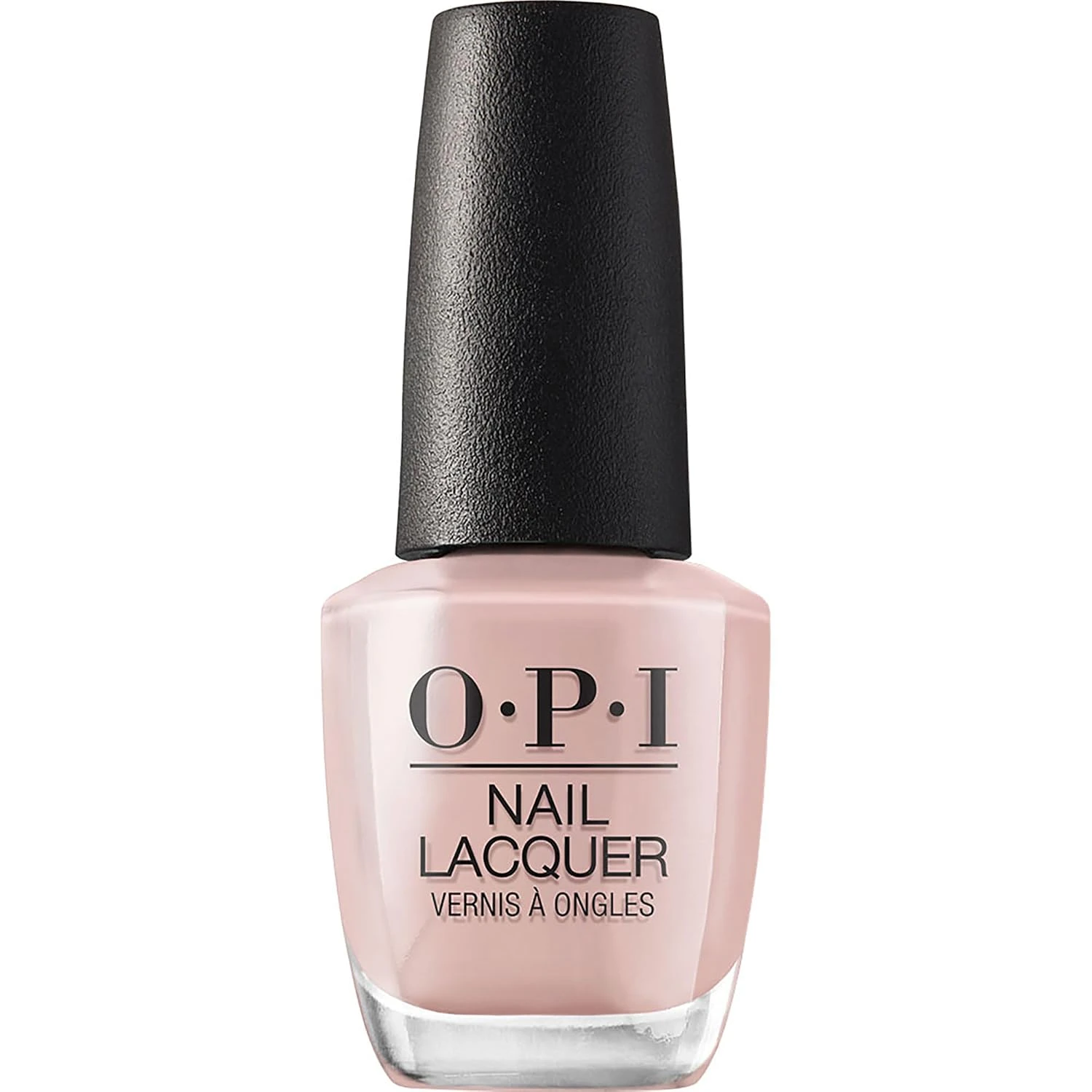 Neutral beige base coat for pencil accent back to school nails