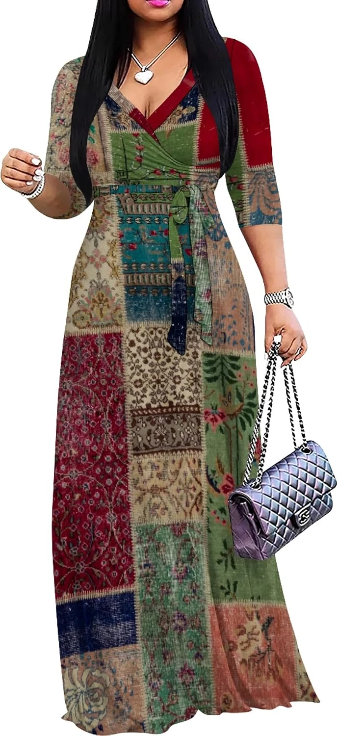 Vintage Dresses by the Decade: 16 Eras Compared for 2026 22 Women 1970s maxi wrap vintage dress with tie waist