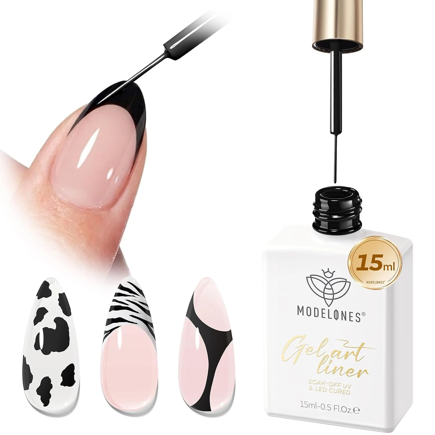 Graduation Nails Worth 40 Photos: 16 Sets to Try in 2026 50 Women black gel liner for heart tip graduation nails