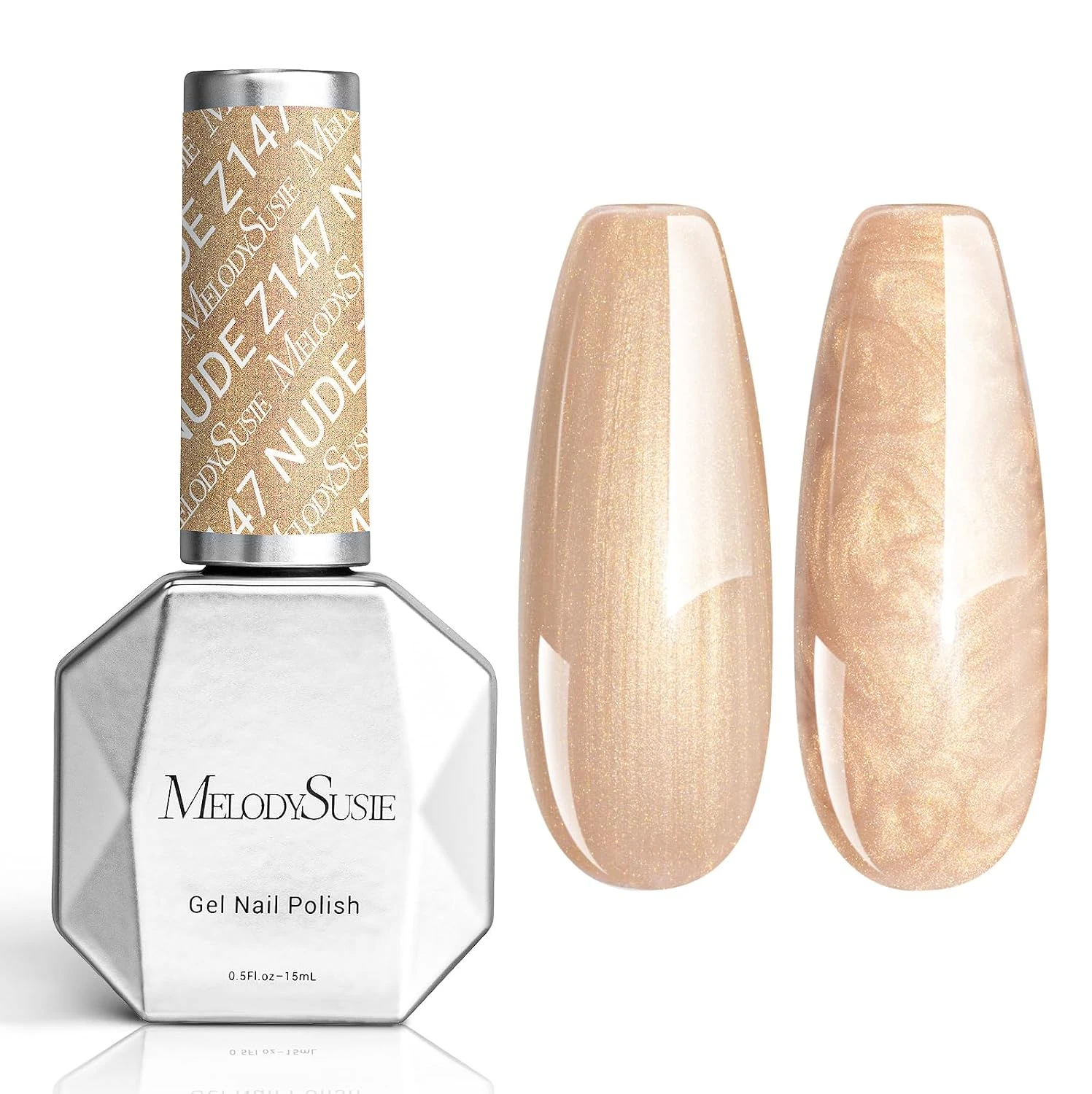 Graduation Nails Worth 40 Photos: 16 Sets to Try in 2026 46 Women champagne shimmer gel polish for neutral graduation nails