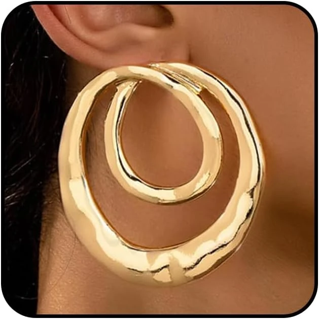 Yellow Dresses for Every Occasion: 16 Shades From Butter to Marigold in 2026 16 Women bold gold statement earrings for marigold dress