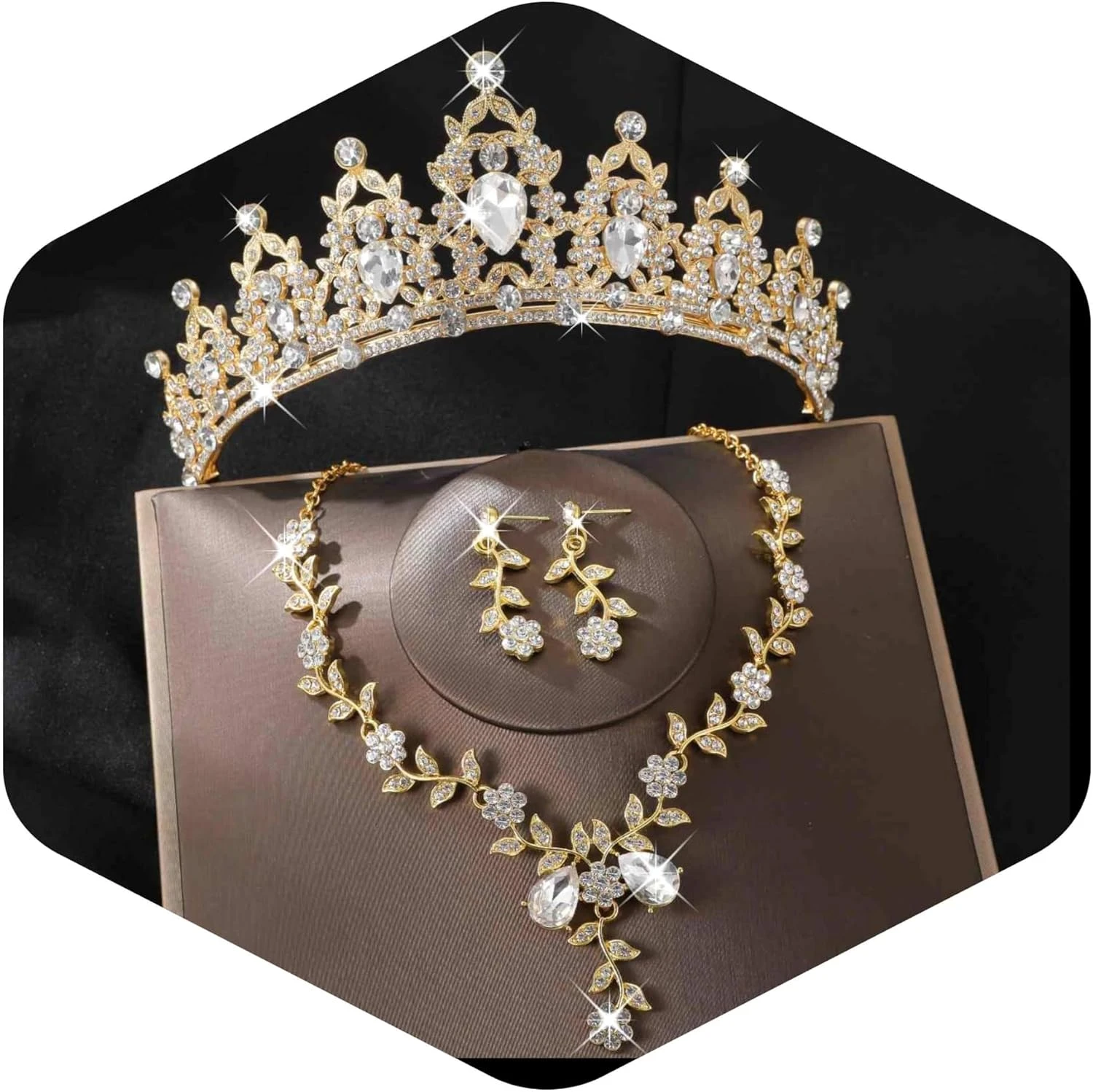 Yellow Dresses for Every Occasion: 16 Shades From Butter to Marigold in 2026 43 Women gold tiara jewelry set for quinceanera dress