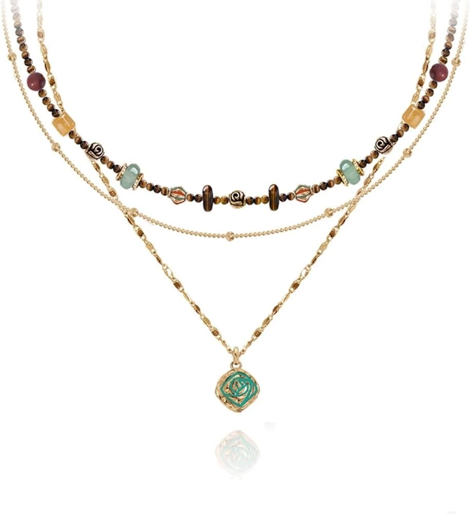 Vintage Dresses by the Decade: 16 Eras Compared for 2026 64 Women layered boho jewelry set for vintage dress