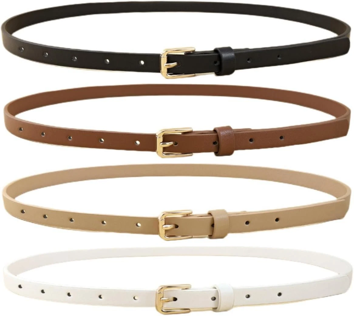 White Sweater Outfits: 16 Ways to Style the Piece That Goes With Everything 4 Thin leather belt for white turtleneck denim outfit