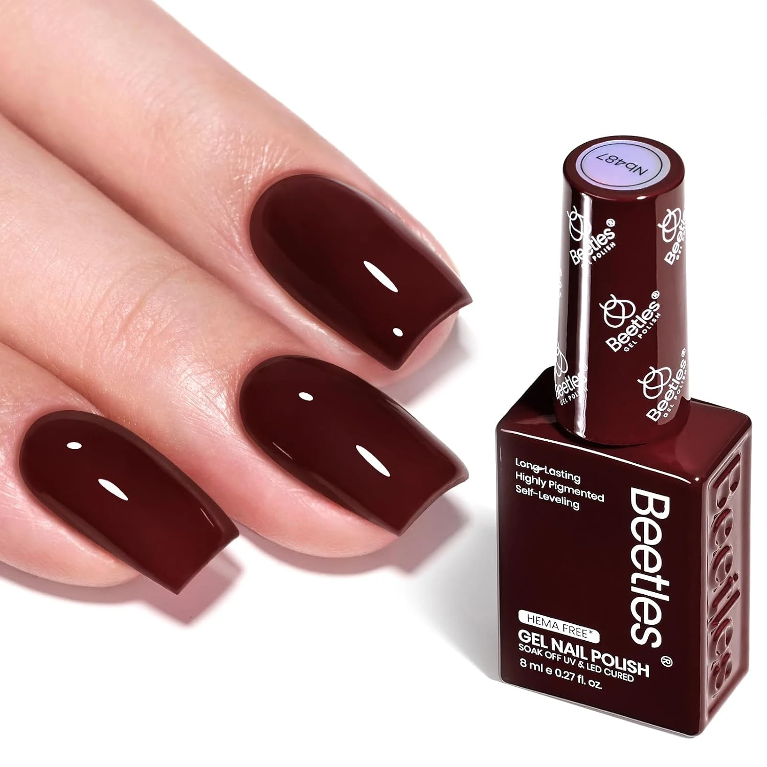 Engagement Nails for Every Ring Selfie: 16 Sets Worth the Wait in 2026 38 Women merlot wine gel polish for party engagement nails